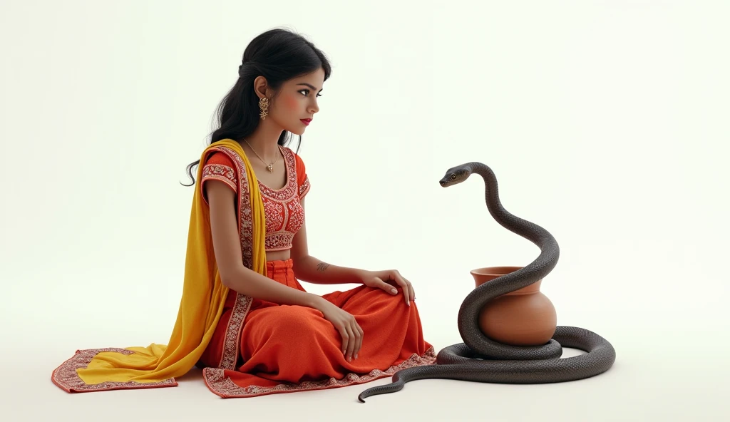 Indian women prayer to snake