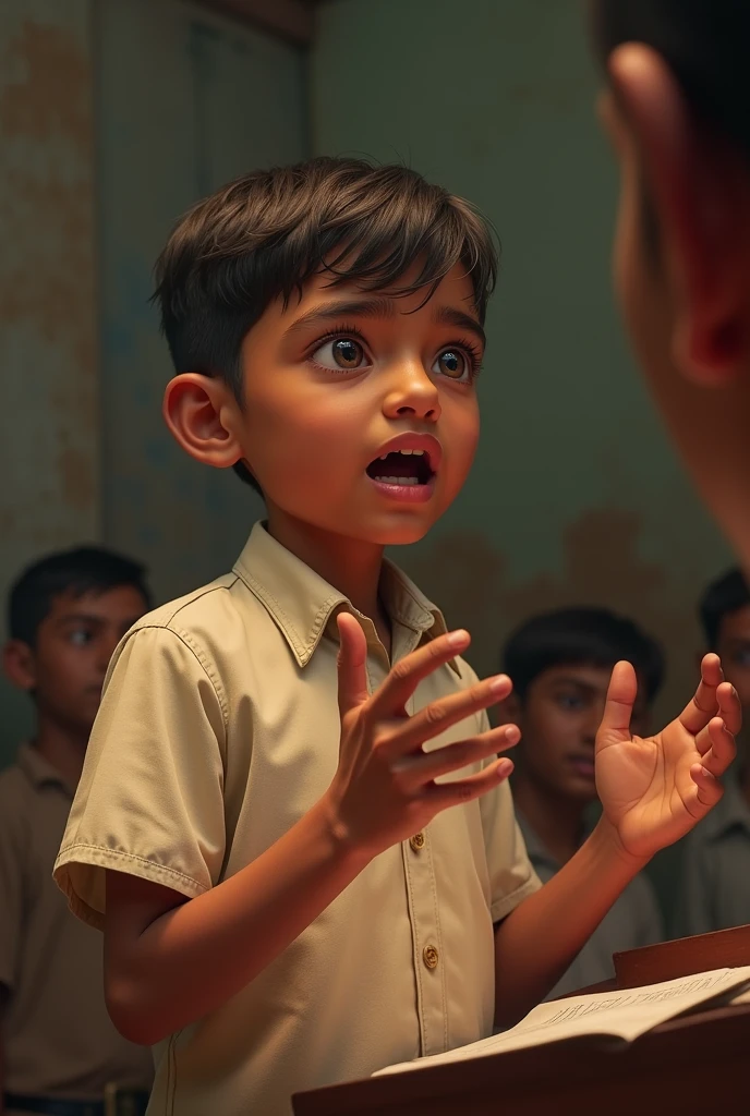 Indian teenage  twink cute boy in   crying infront of girls 