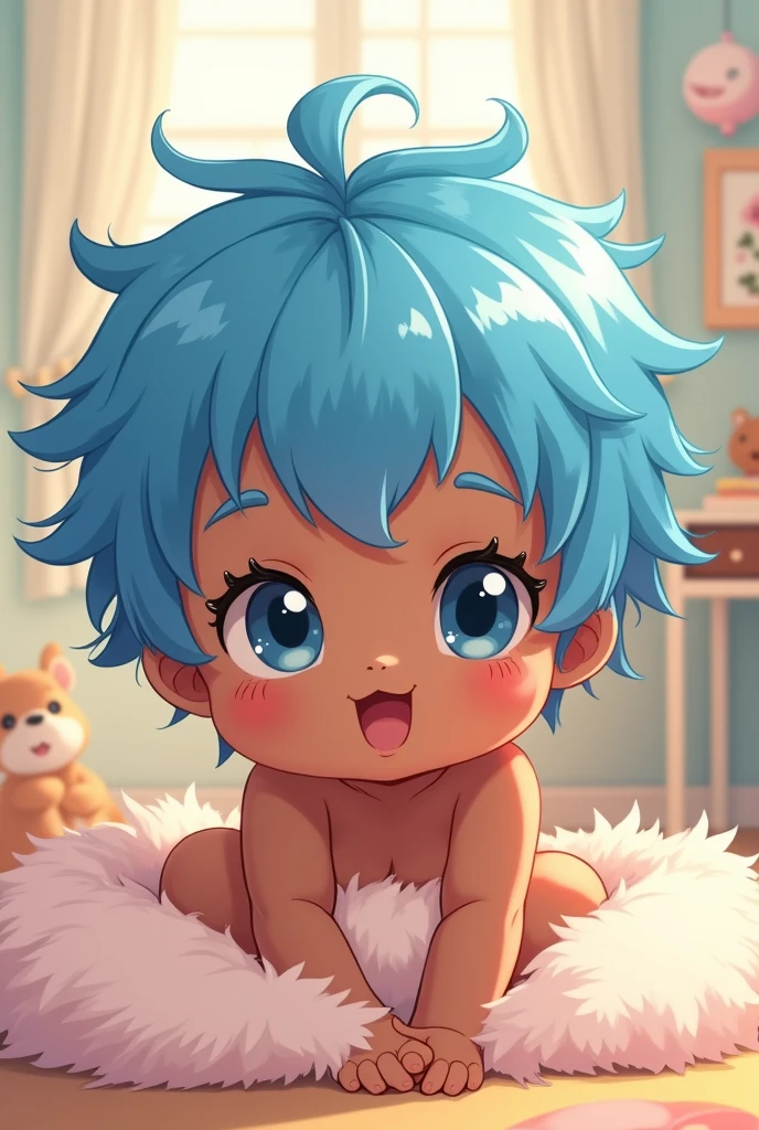 Rumi,1boy, 1girl,hetero, blue eyes, solo, blue hair, shoes, , long hair, , blush stickers, :d, hair flower,
masterpiece, best quality,4k,8k, 1990s \(style\), 1girl,masterpiece, expensive quality, very_expensive_solve, big_file size, full color,(completely nude:1.2),pussy,niplles,vaginal sex,(chibi:1),