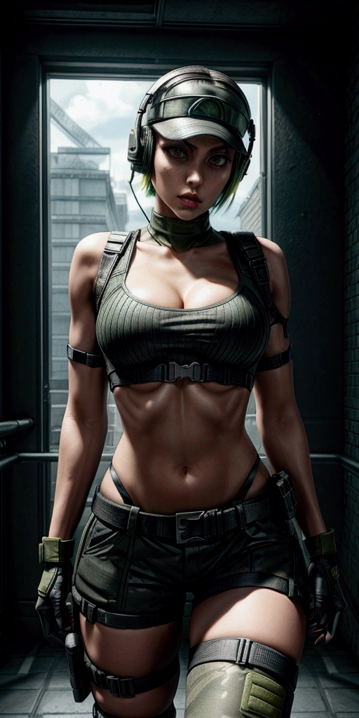 Melissa Benoist,Sexy female SWAT,ssmile,The face is flushed,Tight short-sleeved vest,bulletproof vest,Camouflage leggings,Combat boots,Sexy perfect body,Super big breasts,cleavage,Abs,Exposed flesh,Skin dents Thick thighs, Wide hips, Small waist,Tall,Blonde ponytail, Patrol the bustling streets,High-definition full-body images