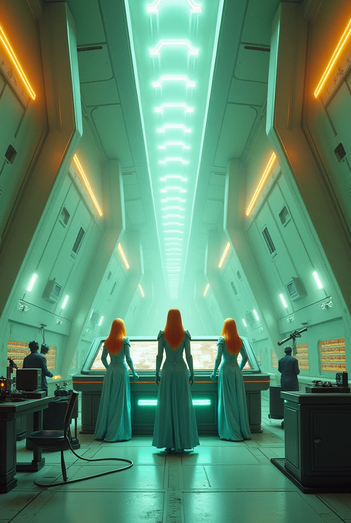 the future with UFOs, flying carrots and sexy alien girls