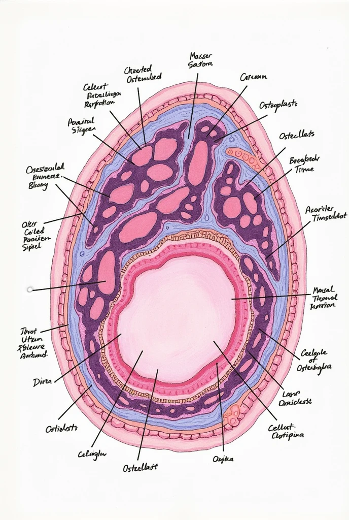 Show a labelled diagram of a earthworm and tapeworm cell