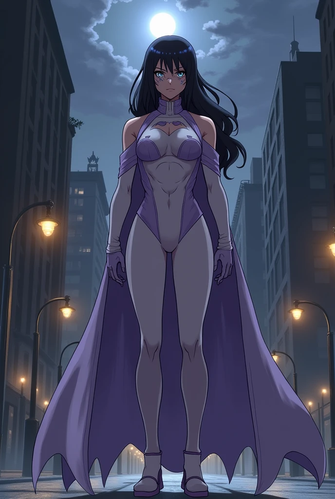 (solo:1.1),(masterpiece), (best quality:1.3), ultra detailed, intricate, professional art, digital art, absurdres, shadraven, (Full body view:1.1), 1girl, solo, (grey skin:1.4), dark purple hair, bob hair, purple eyes, hips wider than shoulders, pear shaped body, jewellery, detailed thighs, thick thighs, red jewel in forehead, jewels, (long sleeved turtleneck leotard:1.3), cuffs, small breasts, shadraven dark purple cloak, Shadraven broach, Shadraven jewel belt, Shadraven wearing a long sleeved leotard posing outside at night, long legs, ( crotch bulge:1.4), large penis, large testicles, erection under clothes, ,side angle view, looking at viewer, bubble butt , gluteal crease, universal lighting,,