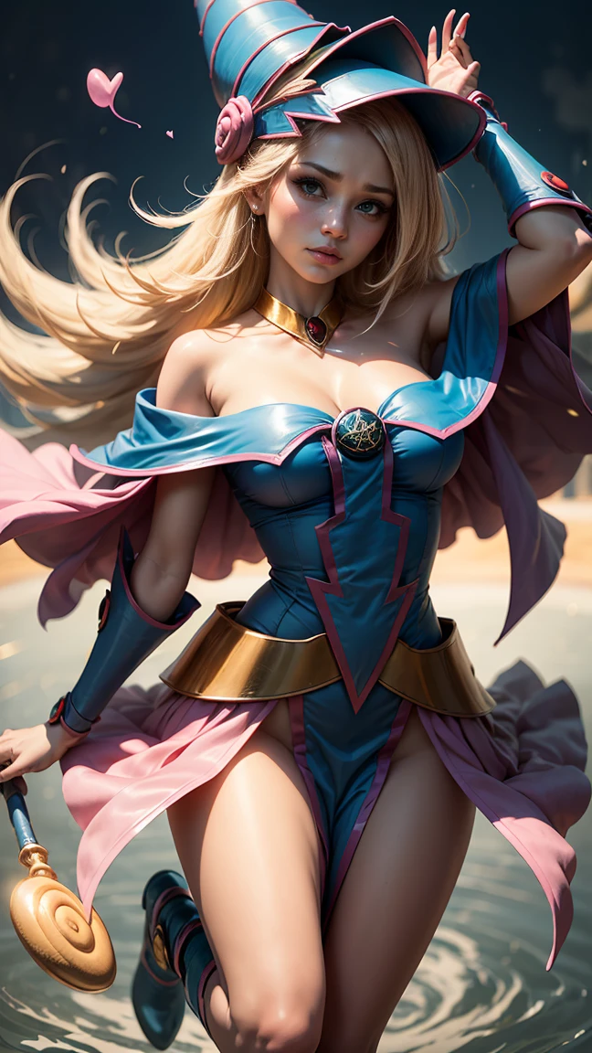 (Giantess element, high resolution, high quality, accurate body structure, detailed body), focus on girl,
BREAK,
(Black Magician Girl: 1.3), sexy, combat uniform, girl, looking up at approaching woman from below, cute, (Girl destroying town with magic: 1.4), mischievous expression, white skin, smiling, trampling, walking, anatomically correct, accurate human body, accurate skeleton, full body portrait, shock wave from girl's hand, (shock wave from magic wand),
BREAK,
Destroying town, rubble, burning town, destroyed buildings, collapsed highway, car being crushed, evacuation of residents, sunset, burning town, rubble scattered at feet, increasing destructive elements,