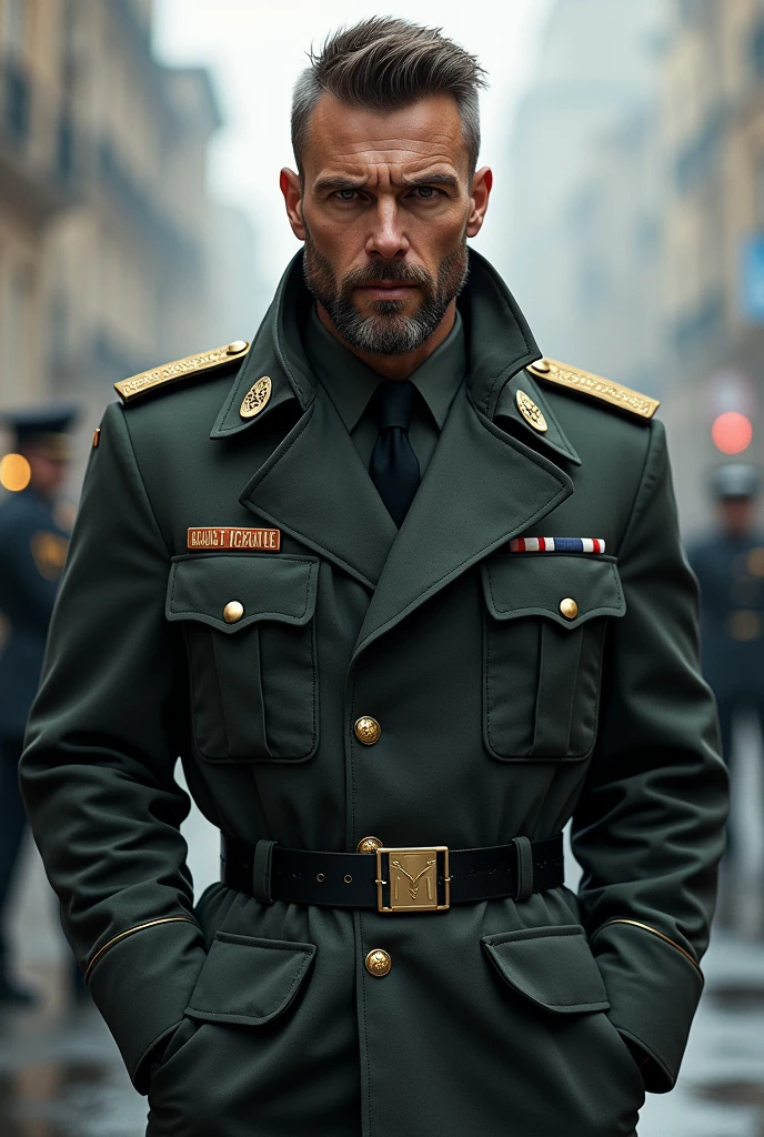 SS officer with sidelocks and dark skin
