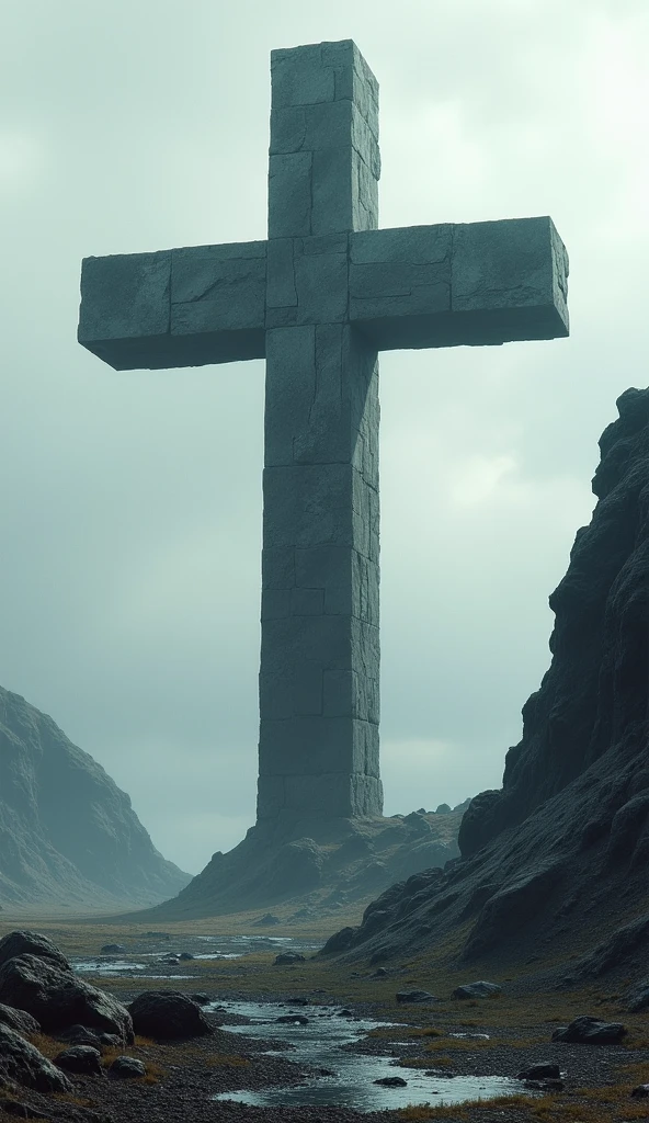 (((naked girl))), (((crucifixion pose,nailed to cross))), (full body shot:2), dynamic angle, ((huge breasts)), natural lighting, ultra sharp focus, pubic hair,(((1girl))), glaring