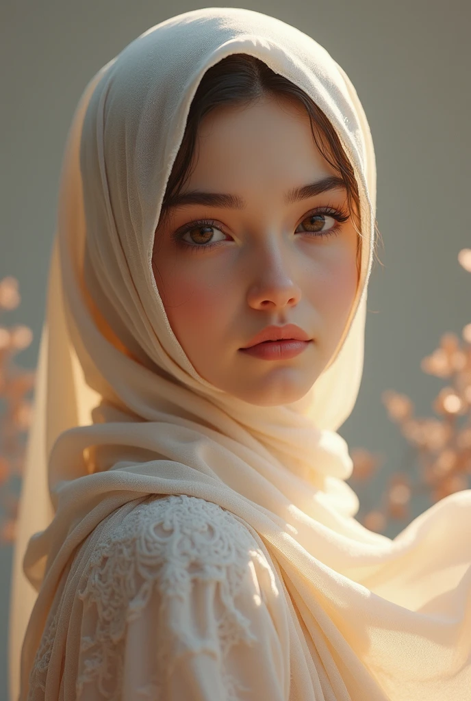The most beautiful girl in the whole world!(Japanese)Wear a syar'i hijab,DON'T SHOW THE HAIR AT ALL!!!
