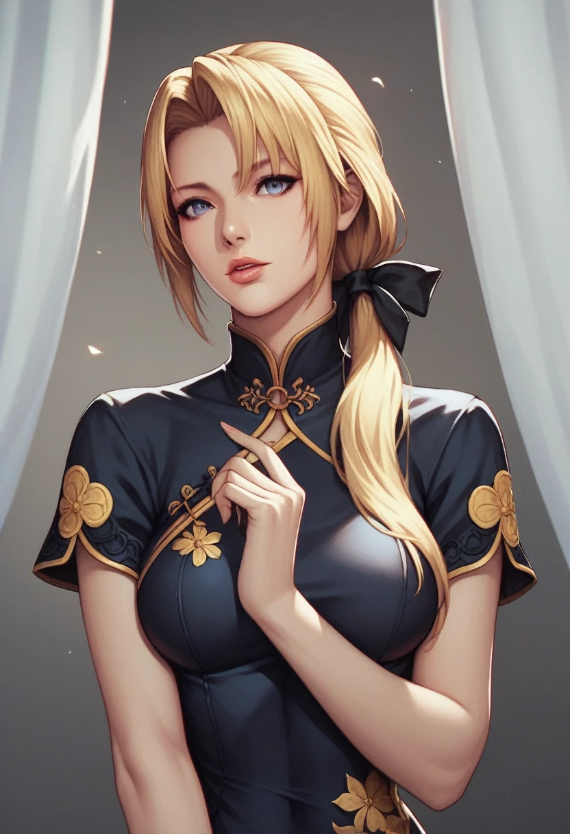 a beautiful young girl with long golden hair tied back, wearing a school uniform, with a shy and bashful expression, extremely detailed, hyper realistic, 8k, 4k, best quality, masterpiece, high resolution, photorealistic, cinematic lighting, vibrant colors, ornate, elegant, gorgeous, stunning, breathtaking, feminine, graceful, beautiful detailed eyes, beautiful detailed lips, extremely detailed eyes and face, long eyelashes, intricate details, high quality, amazing detail, dramatic, heroic, powerful, imposing, sweeping, majestic, epic, grand, magnificent, awe-inspiring