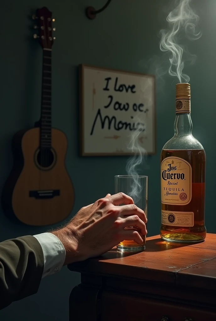 boy drinking zacapa rum from the bottle