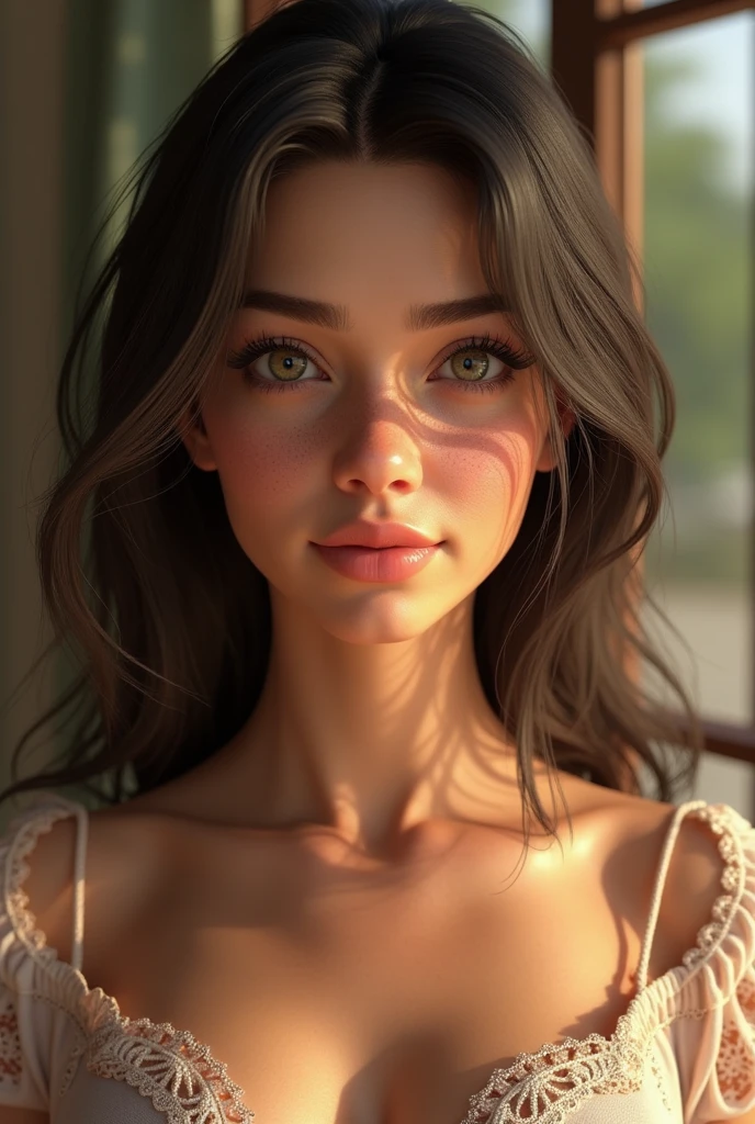 RAW photo,award winning photo,(masterpiece:1.3),(best quality,ultra detailed,intricate),professional photography,professional lighting,HDR,High Dynamic Range,(((photo realistic,ultra realistic,photorealistic,8k uhd))),beautiful and aesthetic,slim waist,sexy,looking to the viewer,looking gorgeous,22 years old slim stunning woman,gorgeous japanese woman,subsurface scattering,detailed face,hotify,prettify,(prettyeyes:1.2),open bright eyes,kkw-skin-det,AS-Adult, huge breasts, long hair, full body , wearing edgTemptation , indoors, luxurious hotel,