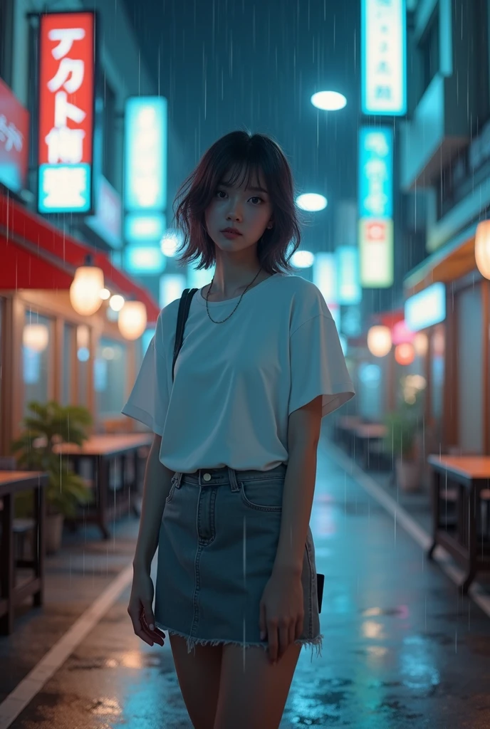 (masterpiece, best quality:1.2), (8k, uhd, ultra high res), professional lighting, (super intricate all details), (super realistic all textures),  realistic photo, ultra sharp photo result, superrealism, Lakeside park with sunlight shining through the trees, (school uniform, shirt, skirt),  japanese female, 17 years old, , skinny body, flat chest, (Tanned wheat skin:1.2), beautiful face, super detailed face,  Dramatic poses with movement