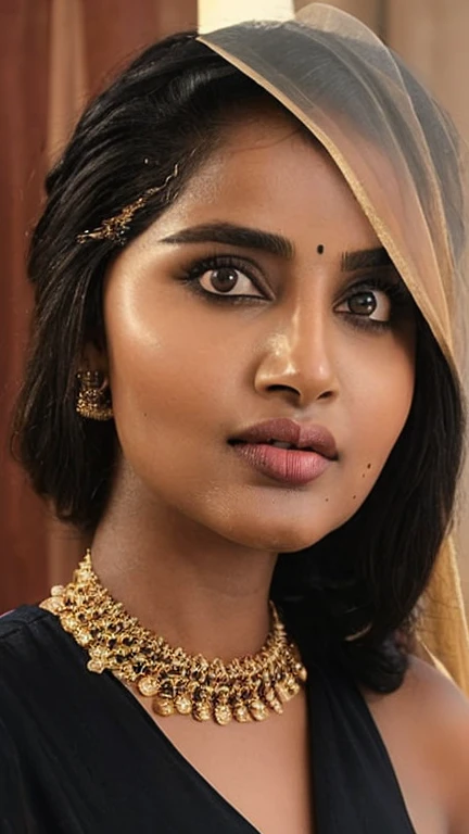 closeup body photo of anupama, HD, 4K, high resolution, bikini,trisha krishnan,trks woman,((long face)),30 year old, big cheek, sexy,a close up of a woman in a black sari posing for a picture, indian super model, waist - shot, her belly button is exposed, thin-waist, skinny waist and thick hips, with a thin waist, indian goddess, sexy movie photo, sexy girl with dark complexion, very seductive pose, beautiful midriff, movie stills, very beautiful enga style, sexy navel, happy face , long hair, sexy, happy eyes, bedroom, indian house wife, beautiful eyes and face, raw photo, selfie point of view, (very fair skin tone), fleshy midriff