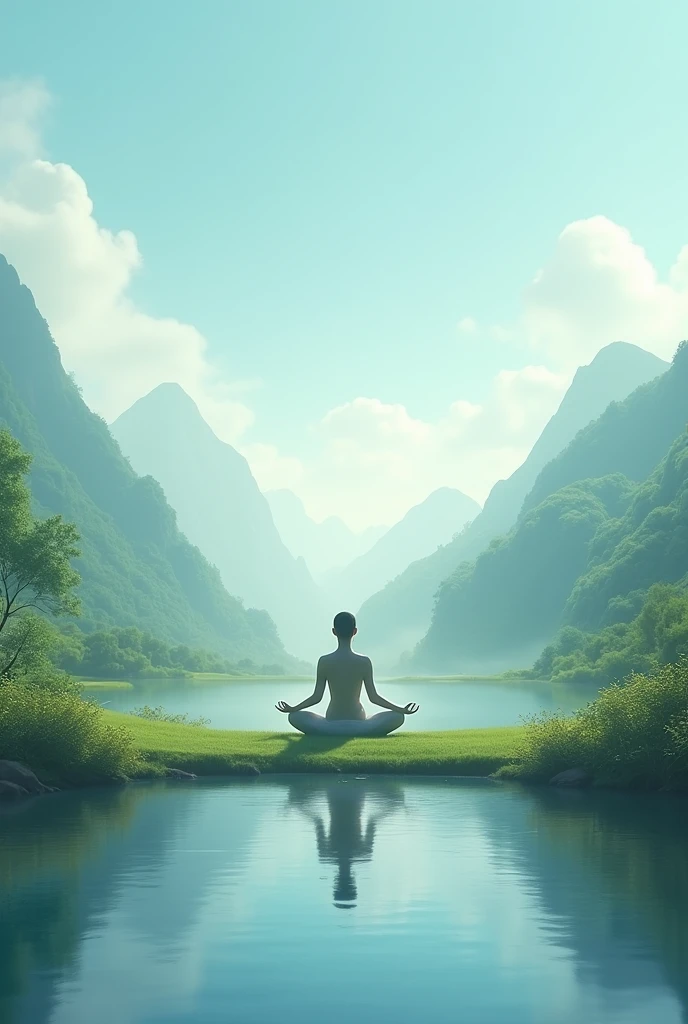 Generate an image that represents peace that has many details