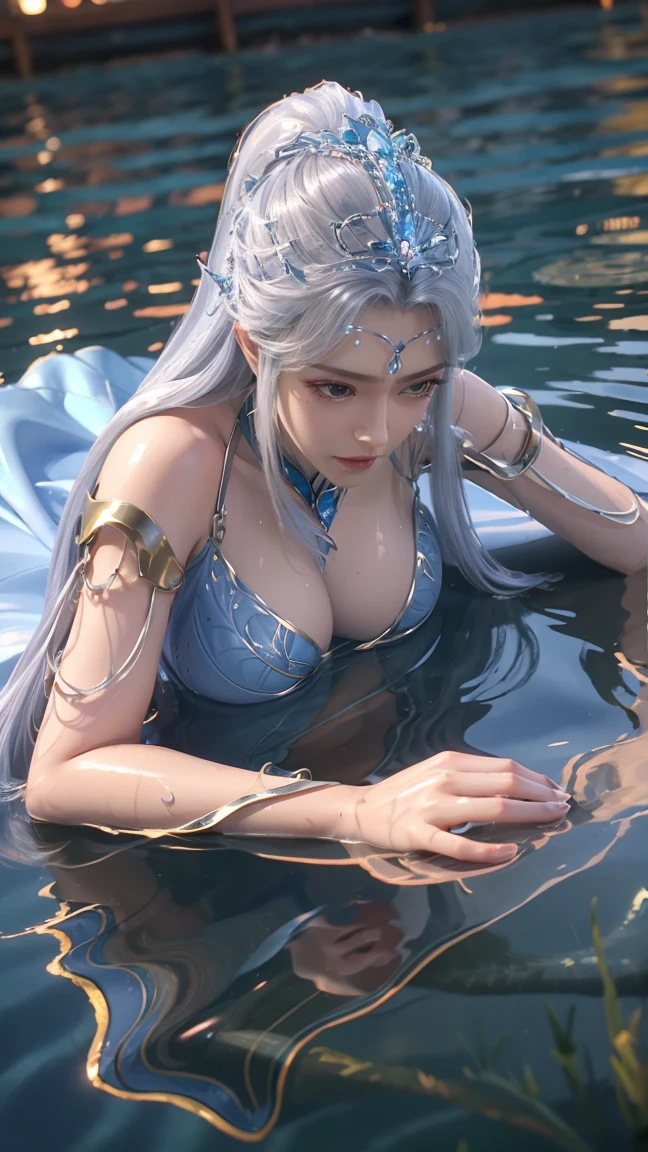 Soak in white water in a public bath in Rome,White goddess blue eyes in human shape、beautiful body of a flower of a very attractive age with white pubic hair,,,,Naked,Royal Palace of Another World,Get pleasure,open one's legs,Touching the crotch,Wrap the cloth around the body,pissing