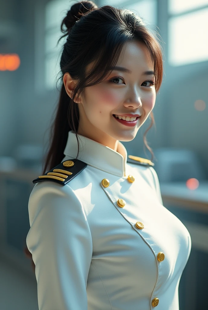 There are visible women, aya takano color style, hana yata, Ayaka, Sui Ishida, Aya Takano, Shiori Teshirogi, Ayami Kojima Amano, Rin, Erika Ikuta, Rei Hiroe、Well-groomed eyes、sensual bodies、Uniform is wet with sweat、Extraordinary beauty、huge-breasted、Smiling、Clothes are unbuttoned、Chest that seems to burst、nudde、fullnude、Beautiful 、独奏、Wearing a pilot's hat、Beautiful 、soaked clothes、Drenched、