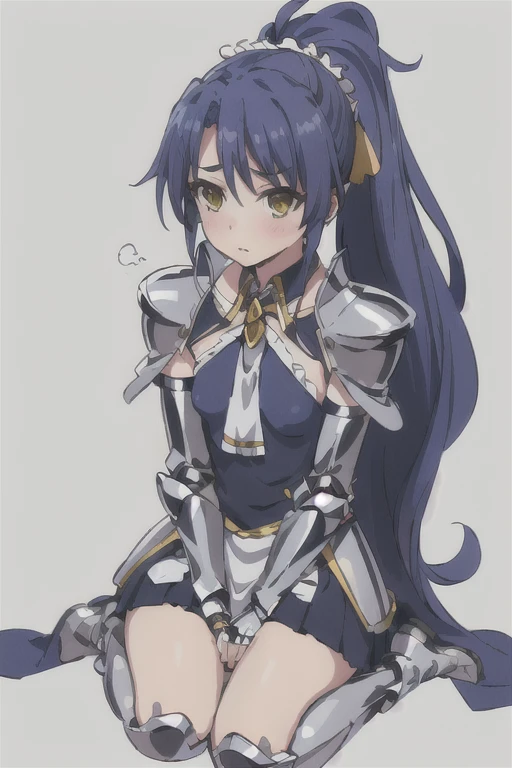 (White background:1.5),(vaginal dildo insertion:1.7),break,masterpiece, ultra-detailed, best quality, extremely detailed, 8k, high res, realistic, 1girl, 18yo, beautiful girl,BREAK,(Armor:1.7),(blush:1.5),(sweaty,navel exposed:1.3),BREAK,(Fighting with a spear in each hand:1.4)