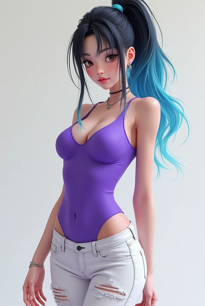 1 girl, solo, (nsfw), (cute 18-year-old redhead girl in twin tails), multiple (luminous rainbow colored hair: 1.2), ((perfect body: 1.6)) (beautiful detailed eyes: 1.6), (photo realistic eyes: 1.6), happy and smiling, Ukrainian, (petite gymnast body), ((gymnast body, beautiful full round breasts, small head, dainty hands: 1.6)), (shy cute pose), (pale white skin), (camel toe), ((see through pastel purple cotton leotard: 1.6)), with (smooth pantyhose leotard: 1.6), (tron style background) high tech (wide angle lens), colorful neon lighting, ((very dark sky)), futuristic city, photo realistic.