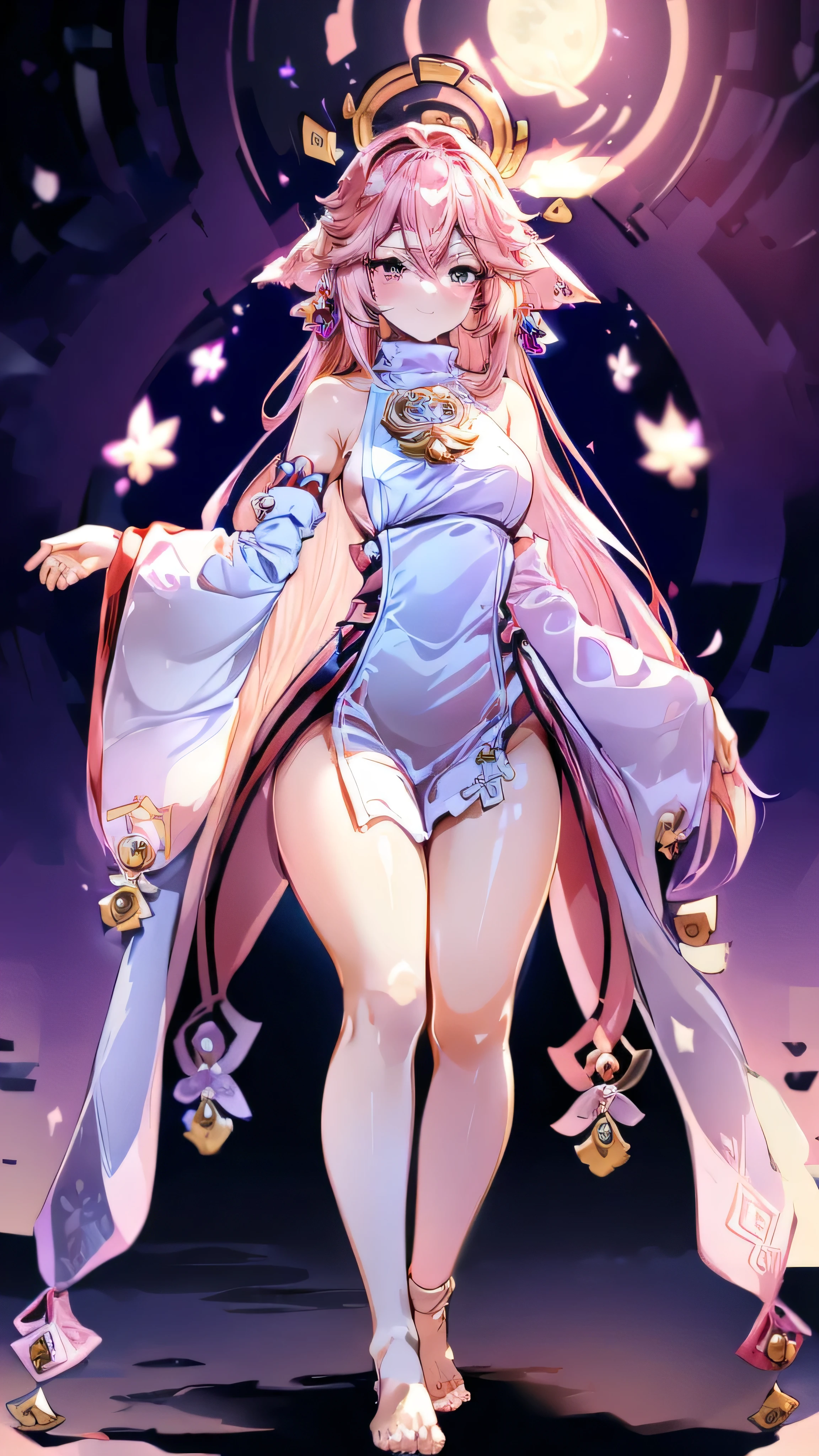 Pink hair and Sama々Female anime characters pose with facial expressions, detailed anime character art, Anime character art, trending on artstation pixiv, anime concept art, Guweiz in Pixiv ArtStation, Anime character design, Anime figure, Guweiz on ArtStation Pixiv, pink twintail hair and cyan eyes, Pixiv style, anime style character、White background、Bigchest,Pregnant belly,Pregnant belly
