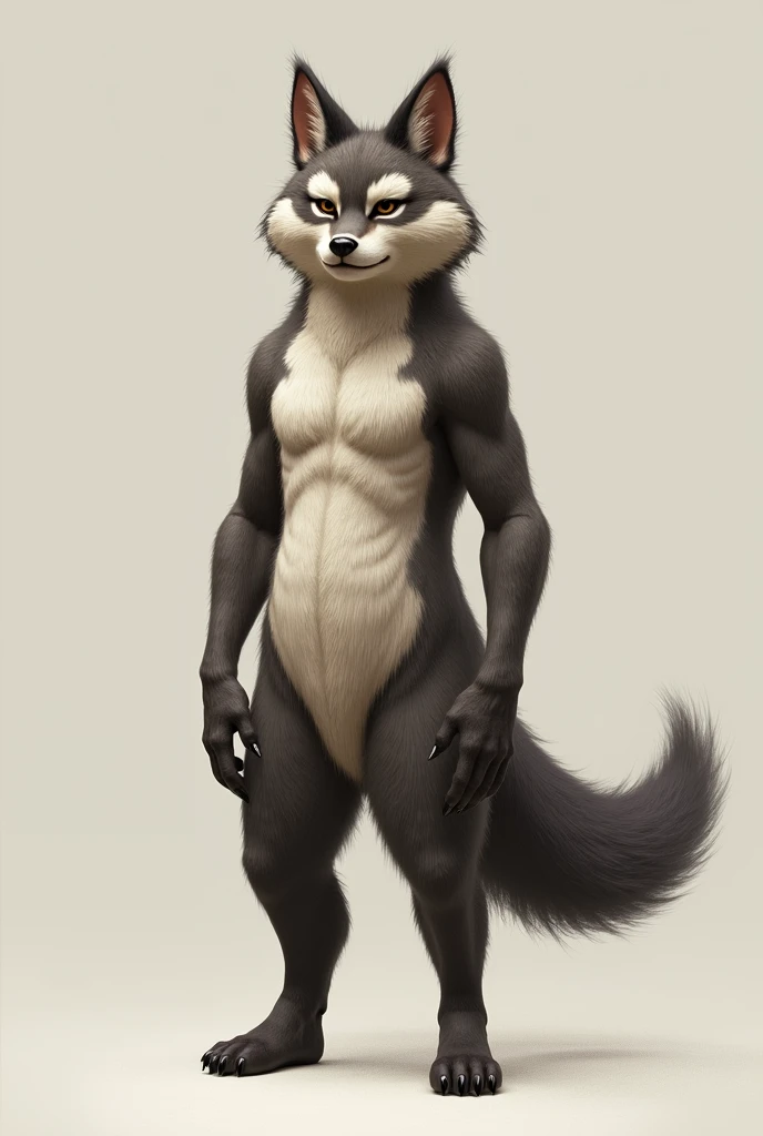 furry，coyote，Wolf pupils，Correct body and limbs