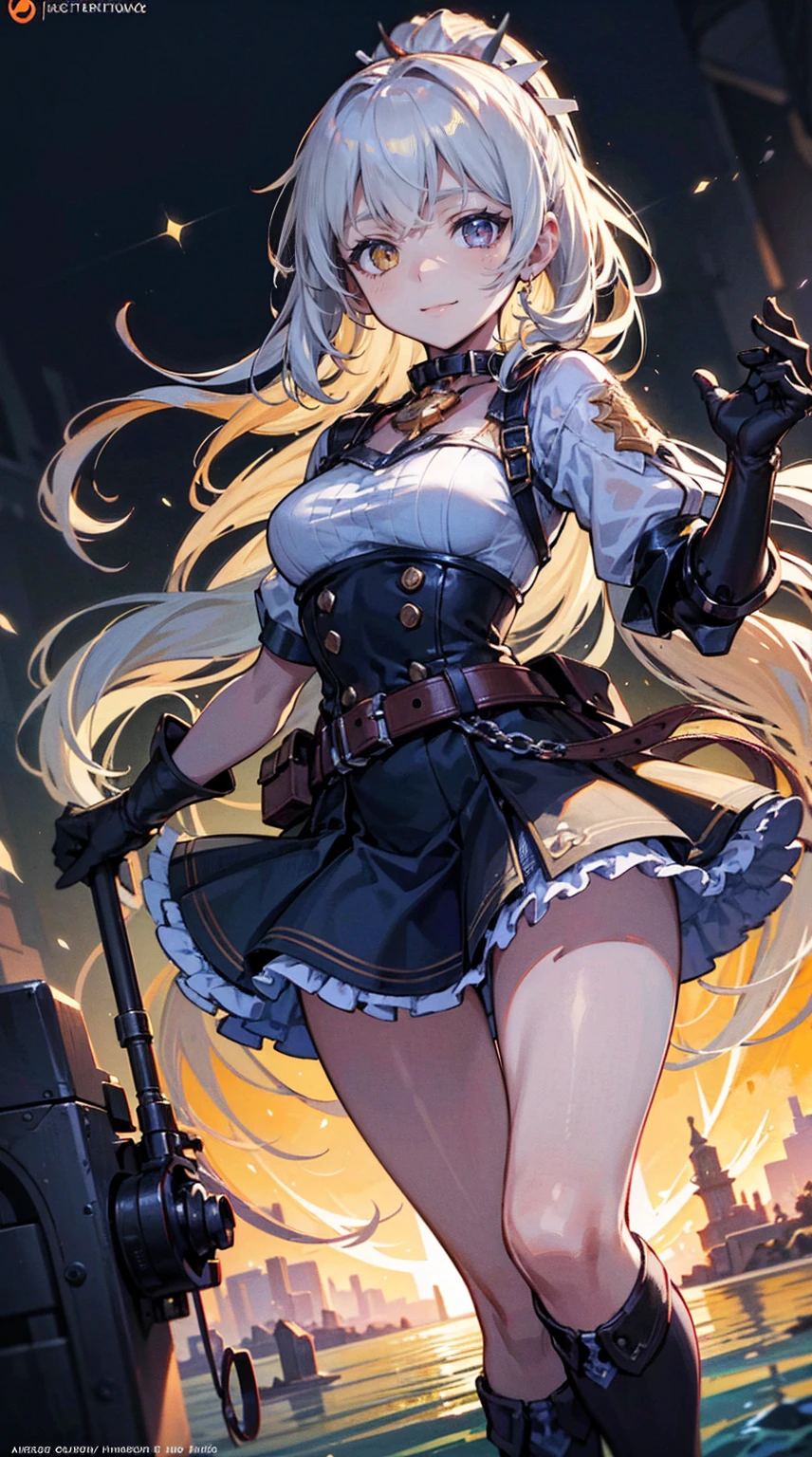 Busty, Sexy, Gyaru, Thick, Tan, Blonde Hair, Schoolgirl, Blue Eyes, Succubus, Tongue, Long nails, Makeup