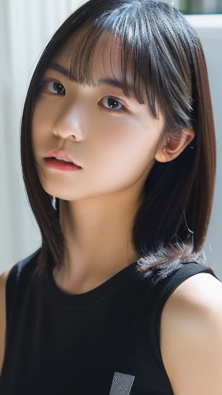 (masterpiece, best quality:1.2), 1girl, solo, short hair, Close-up of face, Teenage girl, Baby Face arms, back holding hands, arms behind back Hold bound arms bound arms, arms behind back, chest rope Bondage,Turtle humiliation bondage be captured hands tied behind one's back be 