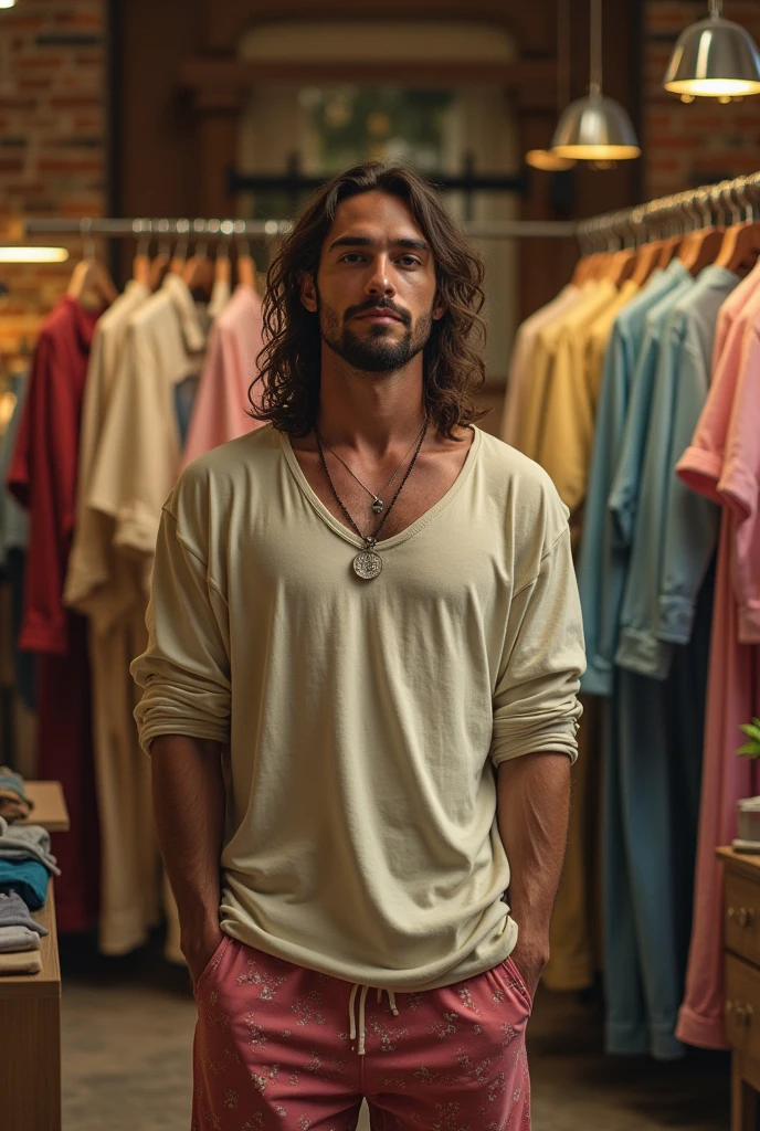 Jesus Christ taking down his pants in a kiosk and going to the bathroom Jesus Christ is a man kiosco en una plaza