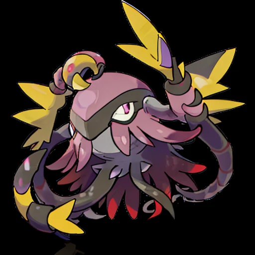 pkmn, black background, tentacles,