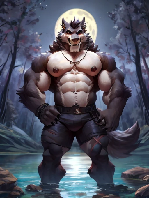 masterpiece,high quality,anime, ultra detailed
, 毛むくじゃらの雄の黒Wolf, Wolf, great physique,Strong arms, manly
, Completely naked, Black tank top, Clothing stuck to the body, (Ripped clothes:2), ((Excessive sweating))
, Fine grain, Painful eyes, Painful expression, Grit your teeth

, black tongue, A large amount of saliva, Abundant tears from the mouth, Excessive steam from the mouth, White breath coming out of the mouth,
, Dark penis, A lot of semen, Big cock, erection, Upward curved penis
, ejaculate, A lot of semen, A lot of milk overflowing from the tip of the penis , Big cockの先から溢れるA lot of semen, A penis with thick veins, A penis with thick veins, 陰茎の先から溢れるA lot of semen

, Poolside, Night Sky, Joyful, From null-ghost,Pino Daeni