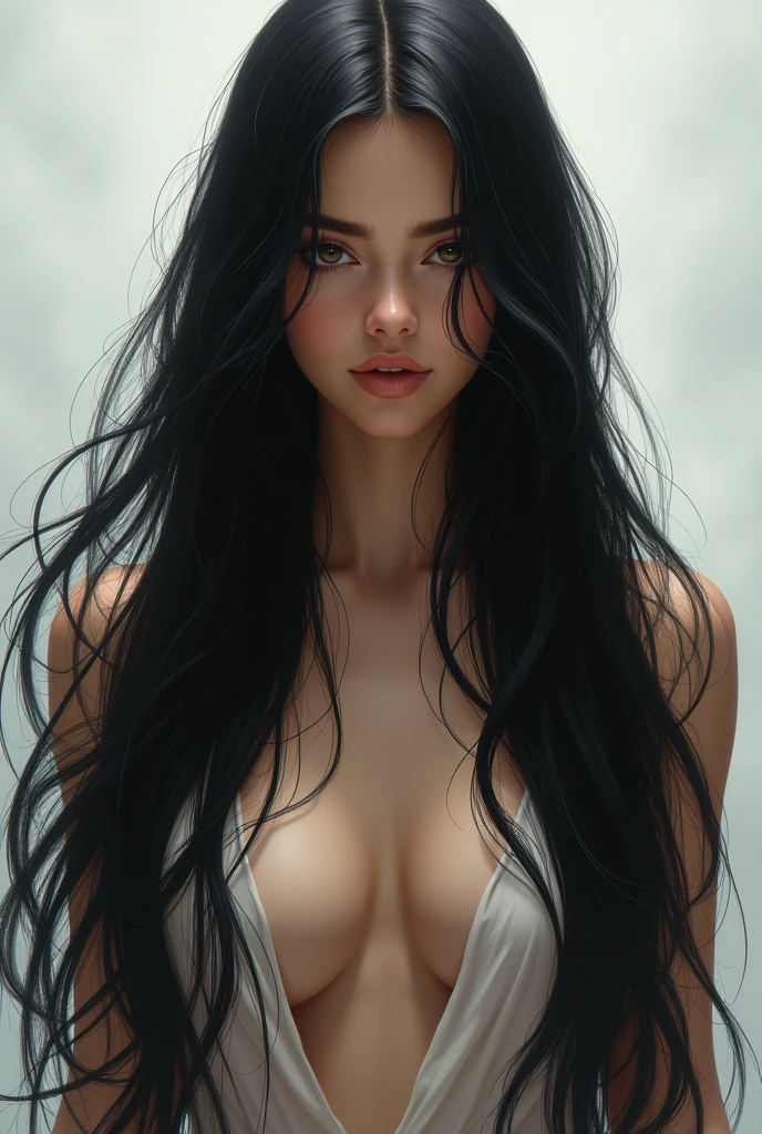 Top Quality, Masterpiece, Ultra High Definition, (Photorealistic: 1.4), Raw Photo, 1 anime Girl, Jet Black Hair, Glossy and Smooth Skin, WET BODY, Dramatic and Intense Lighting, Full-Bodied, (((nude)), Giantess Proportions)

The image showcases a single, exquisitely rendered anime girl, with jet black hair cascading down her shoulders and glossy, smooth skin that gleams under the dramatic lighting. Her body is depicted in its entirety in this ultra high definition, photorealistic masterpiece, and she stands as a giantess amidst her