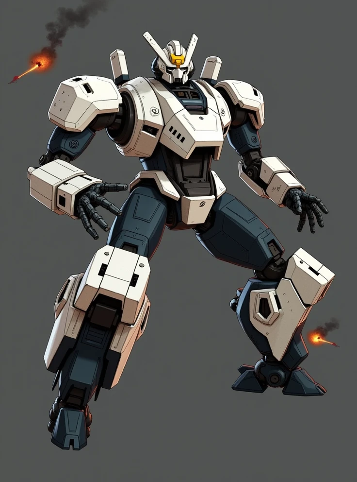 There is a cartoon of a skull robot with bright eyes, badass 8K anime, stunning detailed art style, cool mecha style, best konachan anime 4k wallpaper, mecha inspired, raiden metal gear, mecha art, highly detailed official art, ultra detailed game art, colorful digital illustration, battlemech comic book style