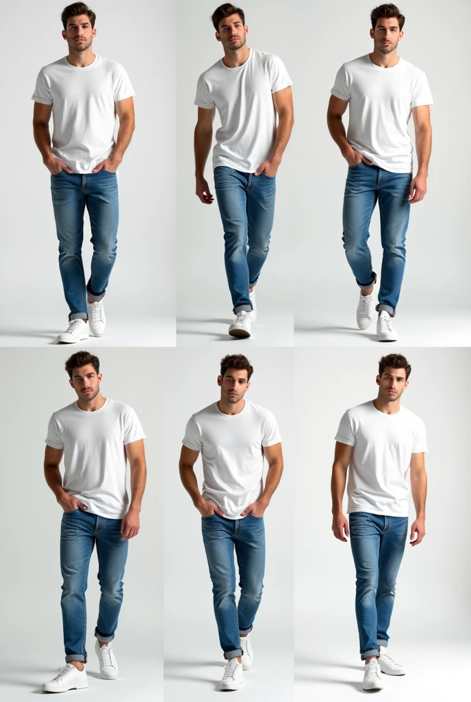 a tall boy , dense beared white skin with fit body six pacs brown eyes soft and small lips full body without shirt 