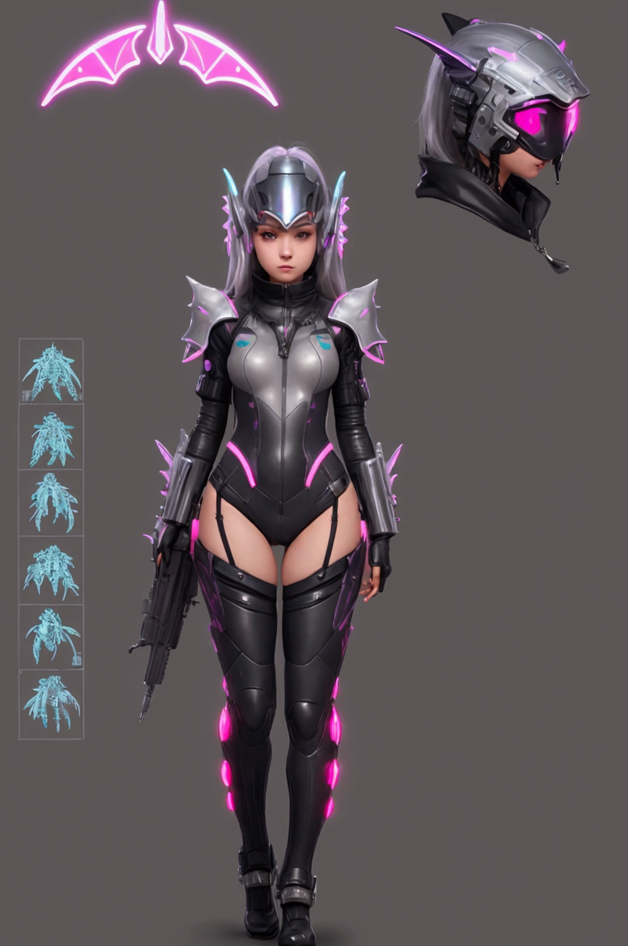 stunning photorealistic portrait photograph of a beautiful cyberpunk catgirl, multicolor shapeless cyberpunk hair, swishing tail, full body, baroque intricate cyber armor, hyperdetailed painting, luminism, Bar lighting, complex, 4k resolution concept art portrait by Greg Rutkowski, Artgerm, WLOP, Alphonse Mucha, little fusion, realistic fantasy, fractal isometrics details bioluminescence, beautiful awesome, 3d render, octane render, intricately detailed, cinematic, trending on artstation | Isometric | Centered hypereallistic cover photo awesome full color, hand drawn, dark, gritty, realistic mucha, klimt, 12k