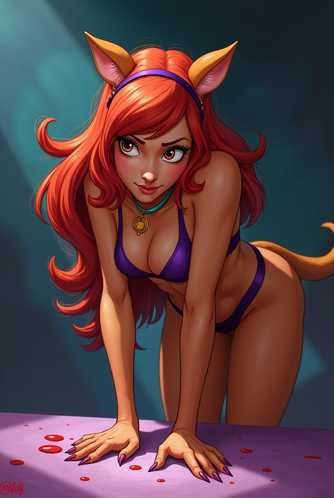 (((disney style))), (((girly man:1.6))), ((my little pony)), (((detailed eyes))), big perky butt, (voluptuous medium-large breasts), heart on butt, (glossy body:1.3), (ultra detailed contours:1.2), (((pose from erotic journal:1.2))), (((bitch costume))), ((balls, and penis in panties)), behind view 