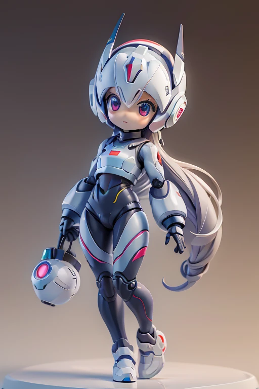 Robo、Android、、young、small、height: 130cm、Character portrait 、Simple design、Mask
