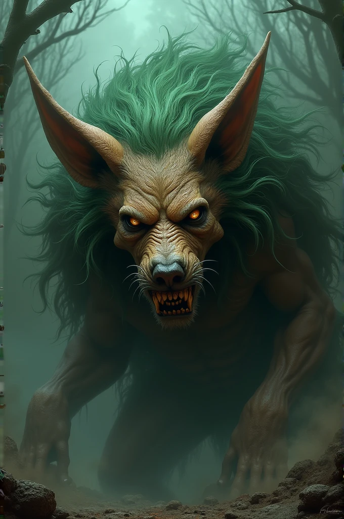 (by darkgem):1.4, masterpiece, best details, real life, depth of field, detailed background, (bright lighting:1.4), nude, solo, (anthro), genitals, with bushy pubic hair and armpit hair, enjoyment, attitude, clear details, powerful, pleasure, self-pleasure, perfect hands, (covered in fur), fangs, tongue, paws, claws, tail, detailed nipples, ((anthro female demon goat):1.4, monster girl, femme, hairy pussy, exposed vagina, (breasts:1.2)), (musky, body odor):1.4, (tattoos, piercings), genital close up, exposed armpits, (jungle, lying in the grass, stretching)