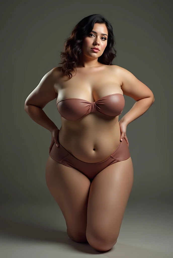score_9, score_8_up, score_7_up, score_6_up, score_5_up, score_4_up, realistic style, photo, photorealistic, high detail, (sharp), BRAKE, girl, blonde, long braid, fat, big breasts, thick thighs, medieval orange lace bikini, cleavage, posing against brick wall, (against medieval village background), looking at viewer, depth of field, bokeh, ((young man standing behind)), grabbing booty, sexy pose,open legs, seductive face, ((brunette)), wearing black high heels, full body.