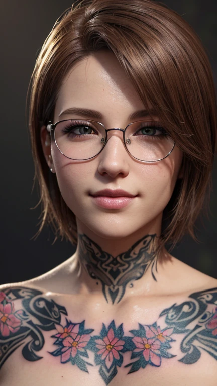 Short stoner hipster girl with glasses, Match Face And Tattoos from image above:2), brown hair:1.4, brown eyes, droopy b-cup tits:1.3, naked stretch-marked saggy tits:1.3, huge nipples:1.2, stretch marks:1.5, cannabis smoke, small skull and heart lineart tattoo on left collarbone:1.3, getting fucked rough:1.3, looking up at you, large penis:1.3, orgasm face:1.3, moaning:1.3, vaginal sex:1.5, mating press:1.3, vaginal penetration:1.3, flopping tits:1.5, action shot of flopping saggy tits:1.5 COMPLETELY NUDE:1.5
