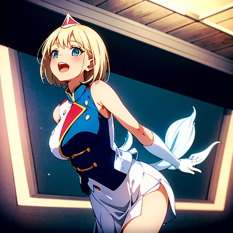 (solo:1.2), (Alice Margatroid dance up a storm alone:1.3), dancing violently, midnight, BREAK, (violently bouncing unaligned breasts:1.3), (unaligned large breasts:1.2), (hardly swaying back:1.1), BREAK, inconceivably narrow waist, slim hip, skinny long legs, BREAK, screaming, dripping tears, orgasm, (nipples gushing excessive breast milk), (spreading vagina squirts out excessive pussy juice:1.3), (open mouth very wide), nsfw, BREAK, flapping short blue skirt, white capelet, blonde hair
