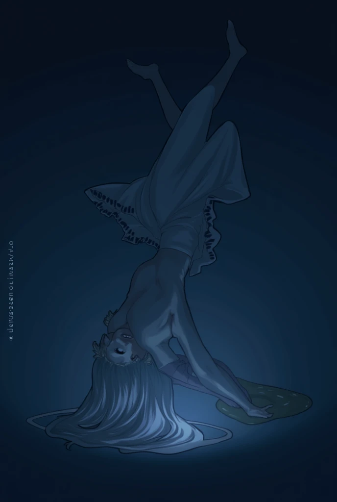 remake this image, make raindrops, and leave it in a manwha style