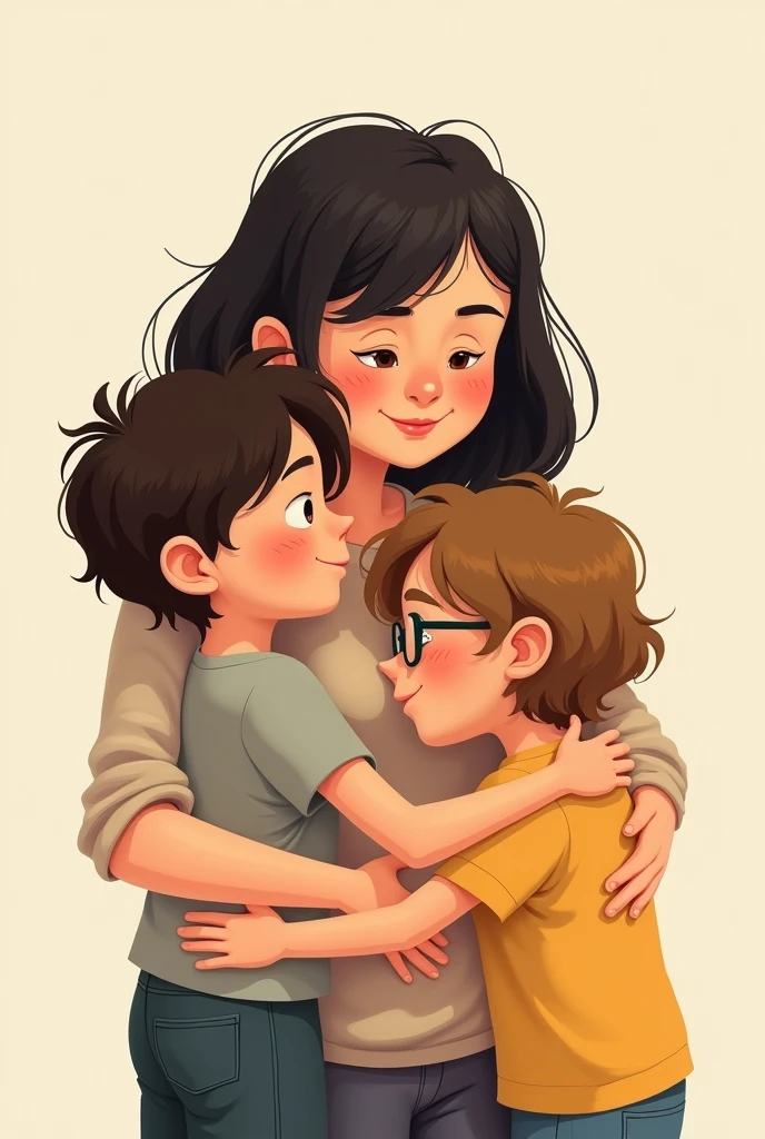 Transgender gay boys huging