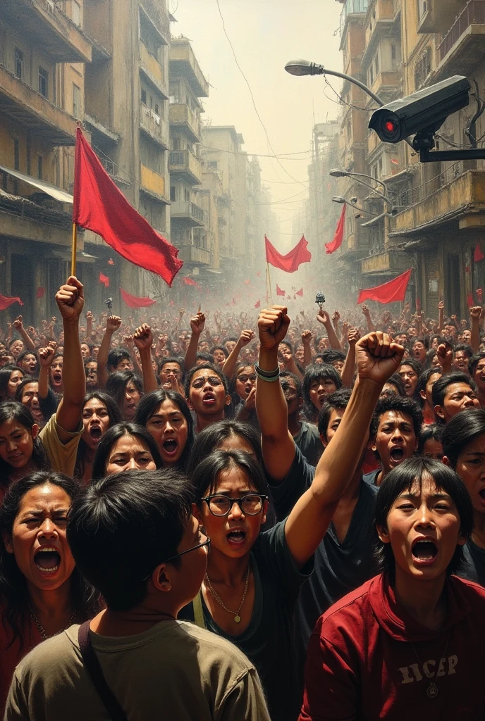 The Communist Party of India rebelled against the police