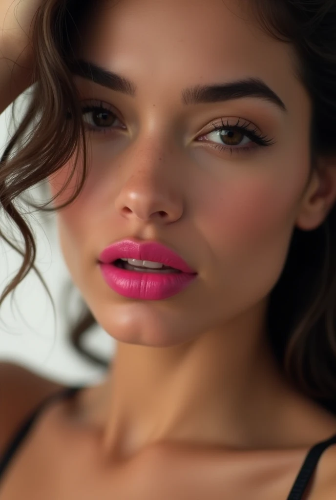 (masterpiece, best quality:1.2), Sexy Mom, Solitary, Sexy eyes,((Sexy sweater)),Wet pink sexy plump lips,Stretching body,(8k)