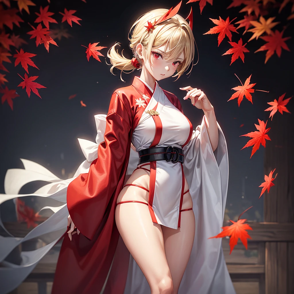 score_9,score_8_up,score_7_up,score_6_up,score_5_up,score_4_up BREAK realistic,render,blender \(medium\) 1girl, gwenstacy, blonde hair, blue eyes,very small breasts, Skinny body, completely naked, gaping pussy, action pose, dynamic pose, golden butterflies, seductive, curvy, full body, legs, feet, very beautiful, black trim, Japanese garden, fantasy, cherry blossoms, epic, highly detailed, black and red theme, candlelight, night, dark, soft lighting, golden particles, full moon, moonlight