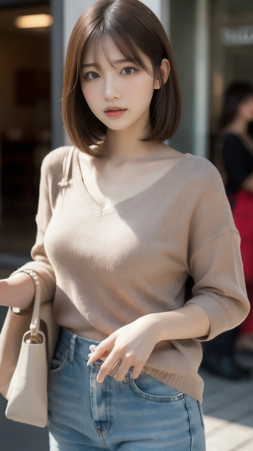 masterpiece、highest quality、Official Art、Highly detailed CG Unity 8k wallpaper、One Girl、超A high resolution、(Photorealistic:1.weater dress、(Upper body)、(K-Pop Idols)、(charm:1 ), (プラチナshort hair: 0.8), ((Puffes)), View your viewers, Facing forward, Laughter, smile,Mid-breastedt lift, gloves,short hair, Headband、Glasses