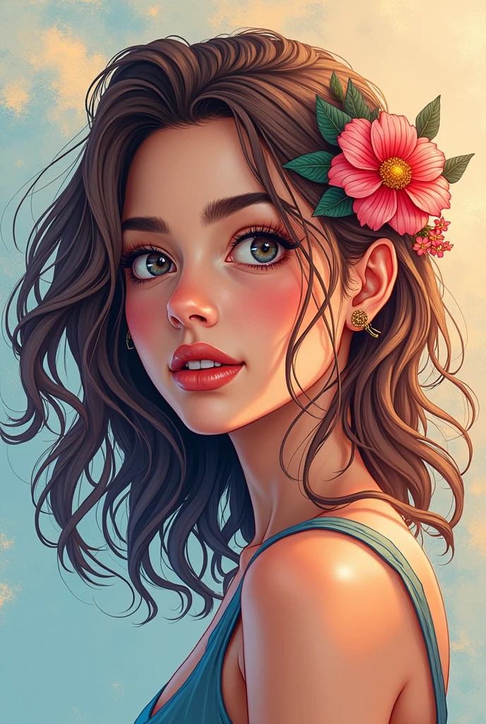 masterpiece, line art of a female character, Florence Pugh shocked expression, detailed country garden background, Art Deco designs,
style by double exposure, no shading, for coloring page, white space, no shadowing,