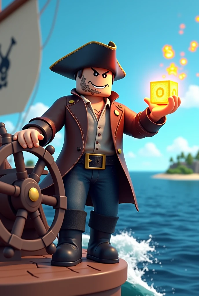 Make Darryl from Brawl Stars sailing on his boat