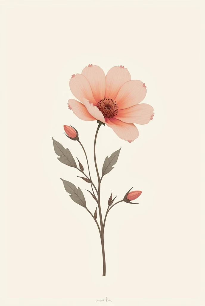 minimalis cover in pastel shade 
with only an intricate flower. More beautiful 