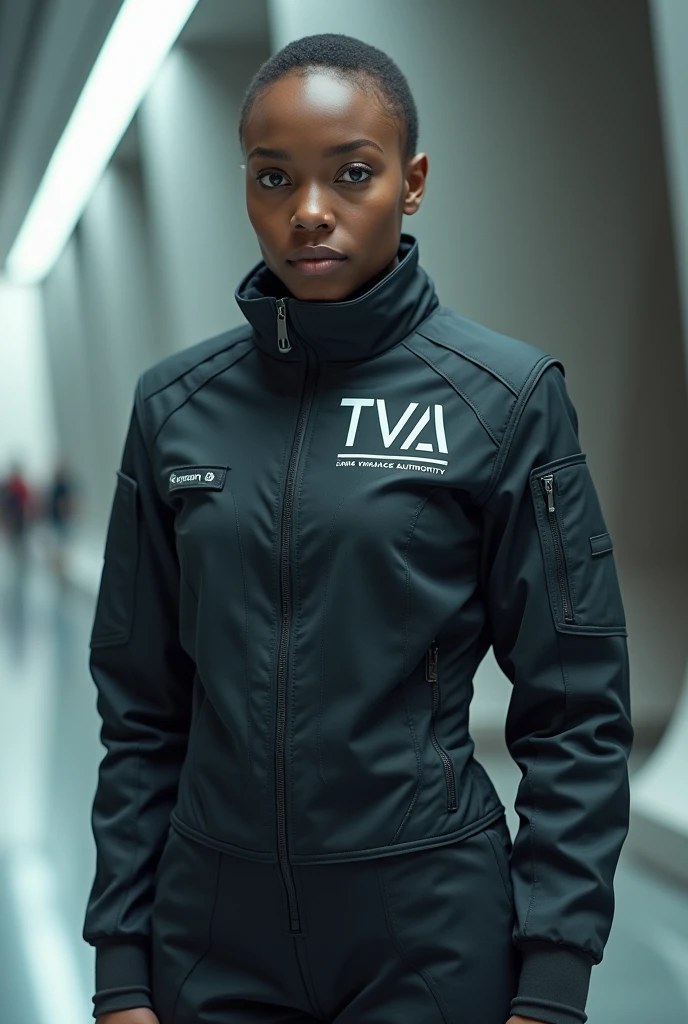 khamb2024, 1girl, best quality, masterpiece, 5 fingers, depth of field, 5 fingers, raw photo, photorealistic, dark skin, turtleneck, cyber ninja, cyberpunk, cyborg, walking, depth of field