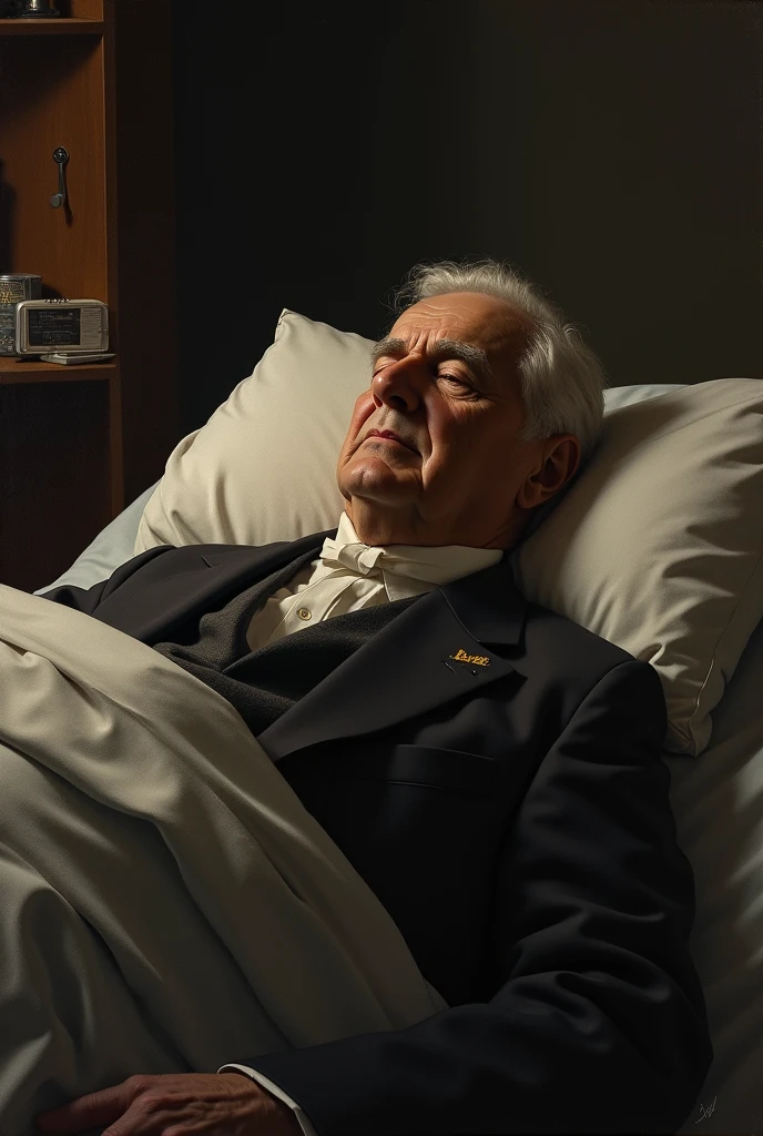 President Joe Biden died asleep