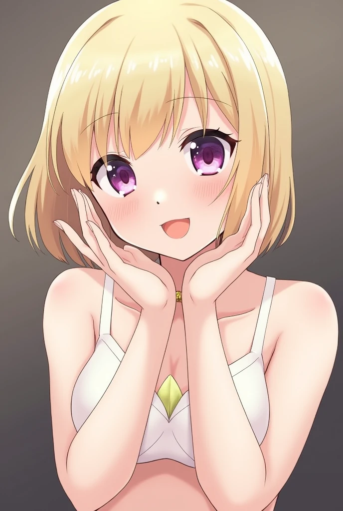 ((masterpiece)), ((best quality)), (ultra-detailed), anime style, on the bed, a cute girl, 1girl, solo, nude00, ((beautiful eyes)), smile, ((open chest)), ((cute nipples)),